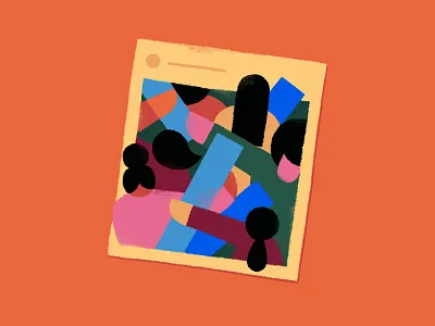 Insta-Girls! blocks geometric girls illustration instagram photo procreate women empowerment womens day