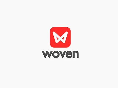 Daily logo challenge day 34/50, social media website, Woven! branding challenge daily logo challenge design graphic design icon identity logo logo designer logo maker logo passion logo world new logo simple vector