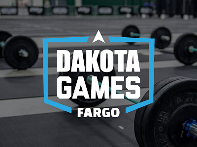Dakota Games Logo badge competition crossfit gym icon logo north dakota