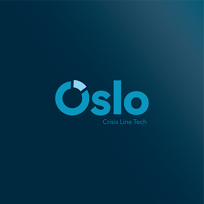 Oslo Crisis Line Tech Logo brand branding branding design crisis line design graphic design logo tech tech logo technology logo