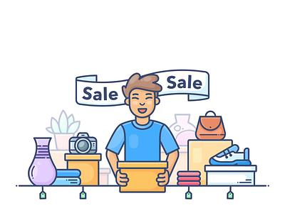 Sale animation commerce design dropshippihg e commerce icon illustration lottie motion onboarding online outline pack sale set shop shopify store svg web