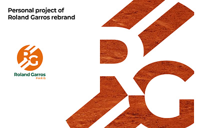 Roland Garros Rebrand branding design logo