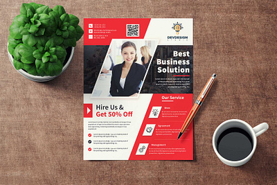 Dev Corporate Business Flyer a4 advertise advertising agency business business flyer clean company corporate corporate flyer creative design devdesign devdesign.studio flyer magazine marketing modern multipurpose poster