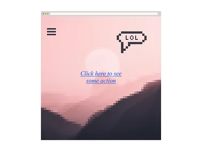 Rude Sunset Landing Page design desktop flat landing page lol minimalism pixel redko ui vector web