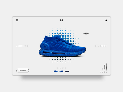 UNDER ARMOUR - Concept Design deportivas design designer diseño web graphic graphic design landing page site sneakers under armour web design webdesign website zapatillas