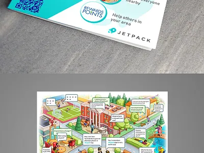jetpack app promotion postcard app promotion postcard