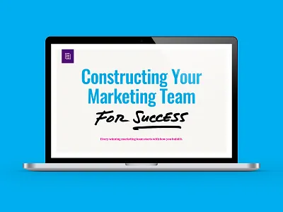 Element Three webinar deck mockup handwriting marketing web webinar