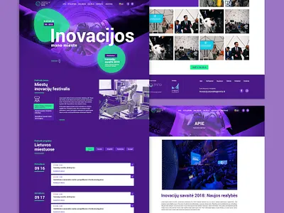 Conference Innovation week website innovation web design webdesign website