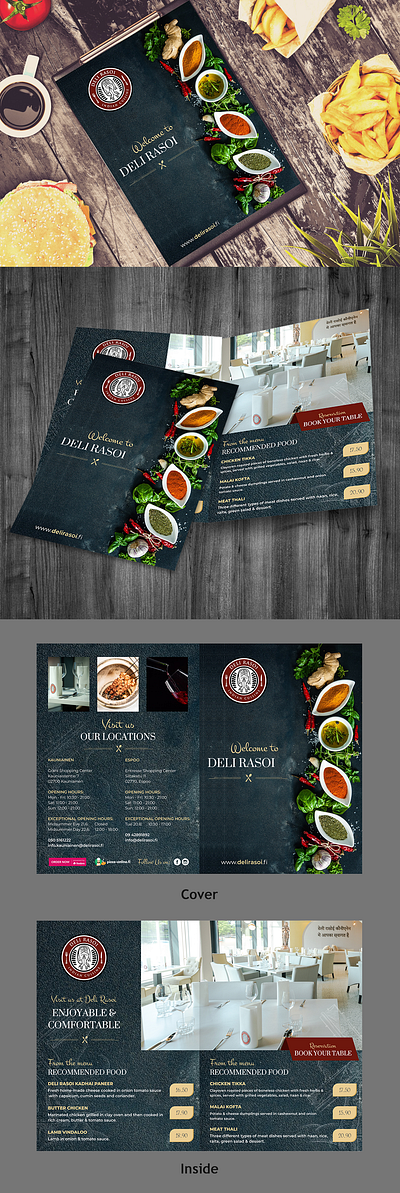 menu design branding design menu design