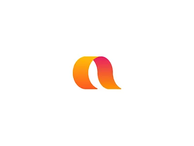a - app development agency a abstract app app development company design folding gradient letter a letter a logo logo design logotype mark modern monogram simple