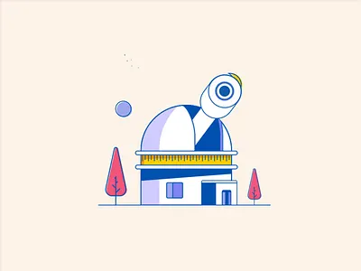 Planetary - Study Project after effects animated gif animation app flat icon illustration minimal space vector website