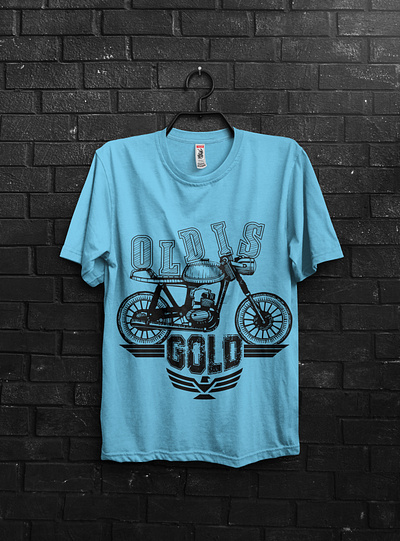 old is gold bike t shirt apperal bike t shirt brand custom t shirt desing desing free mockups funny graphic design graphic t shirt motorbike motorcycle motorsport shirts t shirt print t shirts texture tshirt tshirt design typography vintage