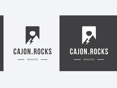 CAJON.ROCKS branding cajon logo magazine music rocks