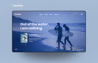 Surfers interface minimalismus surfers ui user interface ux web