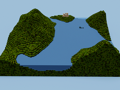 Nessie magicavoxel voxel art voxels