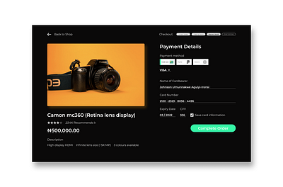 Credit card checkout #dailyui #002 design ui ux