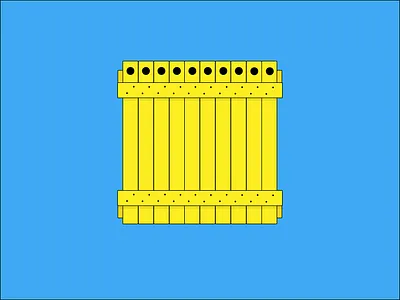 Yellow Crate box crate flat illustration vector yellow