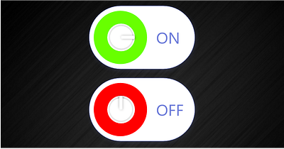 on-off switch dailyui design illustration mobile app mobile design on off switch ui webdesig