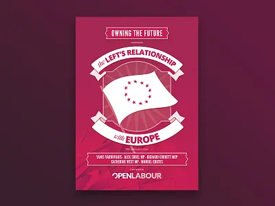 Open Labour pamphlet cover branding design graphic design print print design