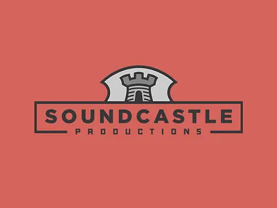 Soundcastle Productions branding castle design graphic design icon logo design logo designer recording studio studio