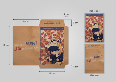 Lì xì MPC 2018 - Girl illustration package package design packagedesign packaging