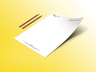 Goldstar Letterhead Design branding identity letterhead design letterhead logo stationery