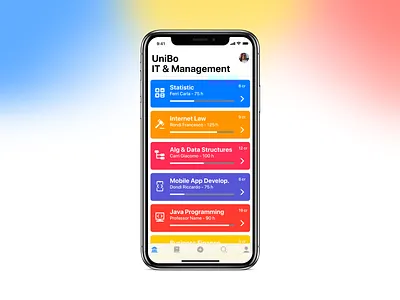Daily Challenge - University Platform adobe app apple blur branding clean design gradient graphic design icon icons identity illustraion illustration illustrator study typography ui university ux