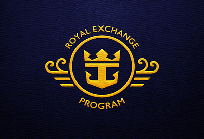 Royal Exchange Program Logo abroad caribbean cruise logo royal sail ship students