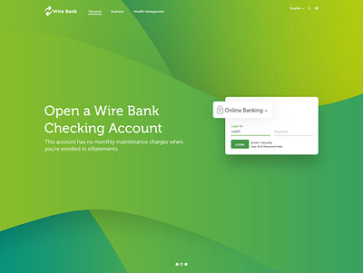 Wire Bank ui ux ui ux design