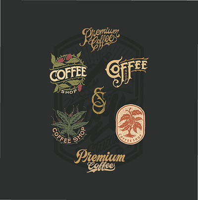 cofe shop apparel design apparel logo branding coffee shop coffee shop logo company brand logo company branding company logo design handmade illustration logo typedesign typeface vintage font vintage style