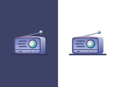 Radio icon illustration vector web