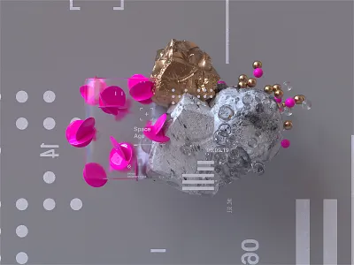 SPACE AGE l Hot Mess | Tutorial animation c4d c4dr20 film interstellar motion movie octane octanerender scifi skillshare space tutorial