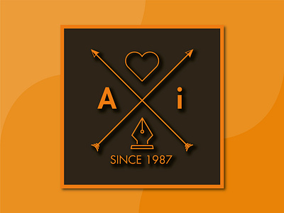 Illustrator Logo adobe illutrator branding clean graphic design illustration illustrator logo design minimal monochrome vector art visual identity