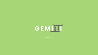 gemini branding design icon illustration illustrator logo logodesign logoplace logos logotype minimal type typography