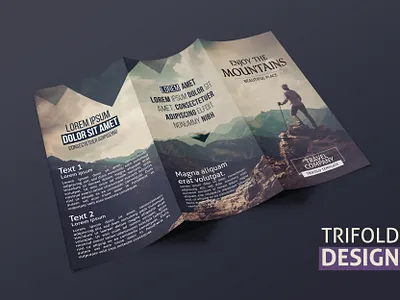 trifold design creative design flyer artwork flyer design flyer template illustration lettering trifold brochure trifold mockup trifold template typography