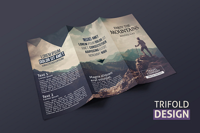 trifold design creative design flyer artwork flyer design flyer template illustration lettering trifold brochure trifold mockup trifold template typography