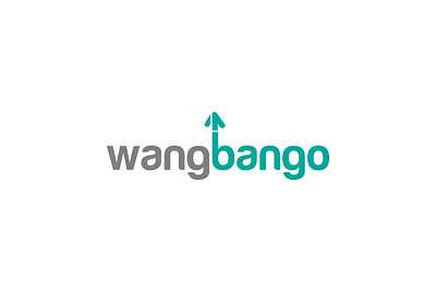 Wangbango arrow branding design flat illustrator logo minimal modern typography ux vector