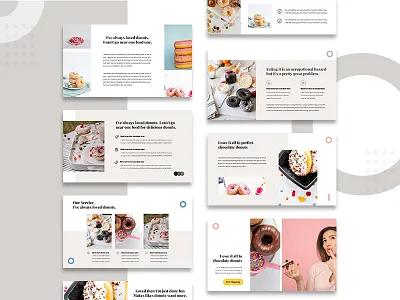 Creative Desserts Presentation Template agency business clean company creative deck design food food presentation keynote design keynote template powerpoint template pptx presentation presentation design presentation layout presentation template