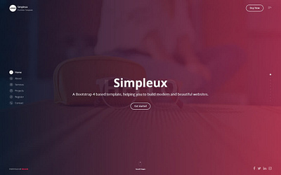 simpleux designer website template adobe xd adobexd design typography ui uidesign webdesign webdevelopment website website design