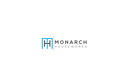 Monarch Housewares branding design flat illustrator logo minimal modern real estate typography ux vector