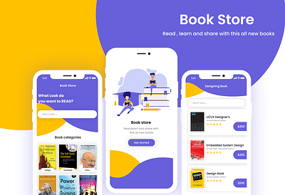 Book store book app book shop book store graphics design illustrator design mobile app design online book store online shop photoshop design ui design ux design xd design