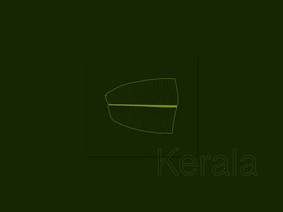 Weekly Warm Up banana leaf green hometown illustraion kerala vector weekly warm up