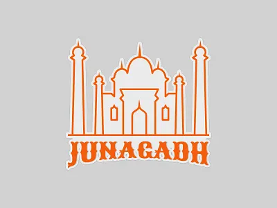 Junagadh Sticker - Weekly Warm-Up dribbble junagadh weekly warm up