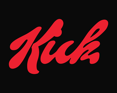 Kick ambroise bellec breakbeat cereal custom jungle logo logotype typogaphy