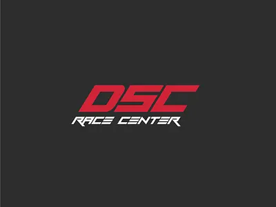 DSC Race Center Logo Design brand identity branding graphic design logo logo design typogaphy