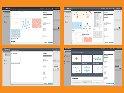 Final Screens - Lucid Chart design design process iu hcid