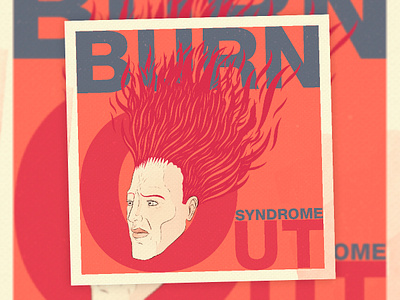 Burn Out Syndrome adobe illustrator adobe photoshop burnout illustration illustrator photoshop psicology psychology vector