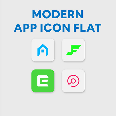 MODERNAPPICON 01 app flat icon icons ios logo minimal mobile ui ux