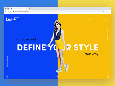 Fashion Crafting Website(Minimal) branding design flat lettering minimal typography ui ux vector web