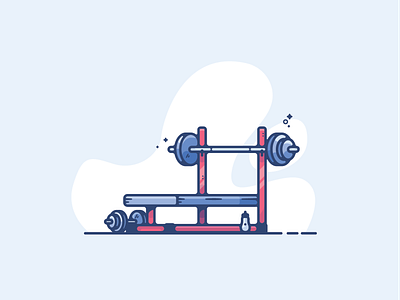 Time To Get Swole adobe art cartoon clean color creative designer dribbble fitness flat flat design graphic graphic design gym illustration minimal modern procreate shot simple